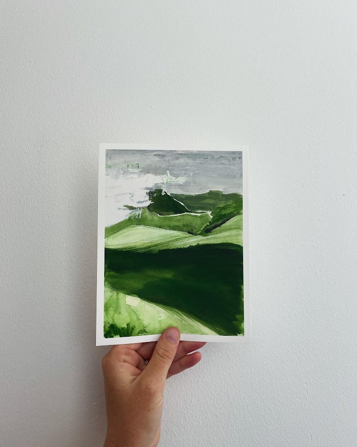 size A5 print in hand - for reference