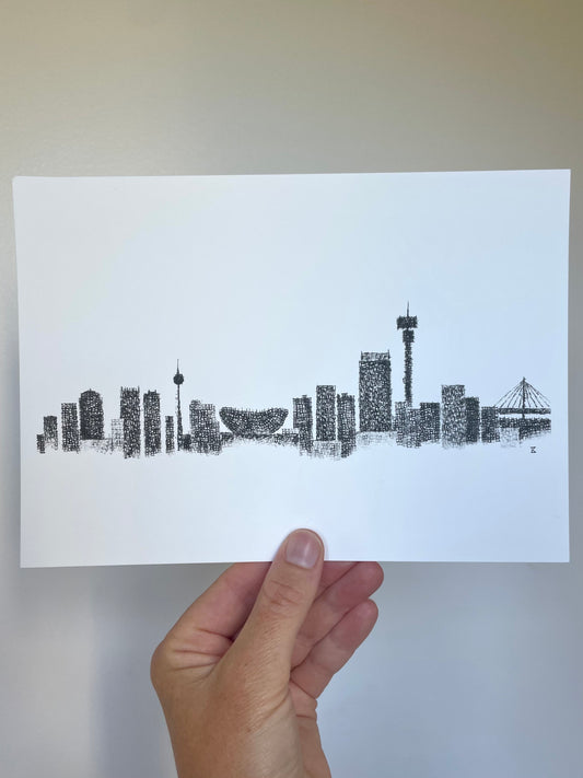 The Johannesburg skyline