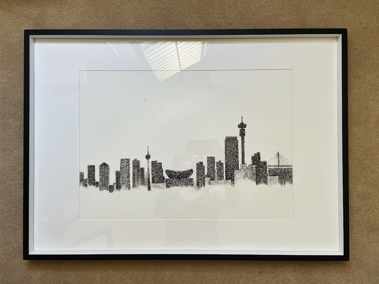 The Johannesburg skyline
